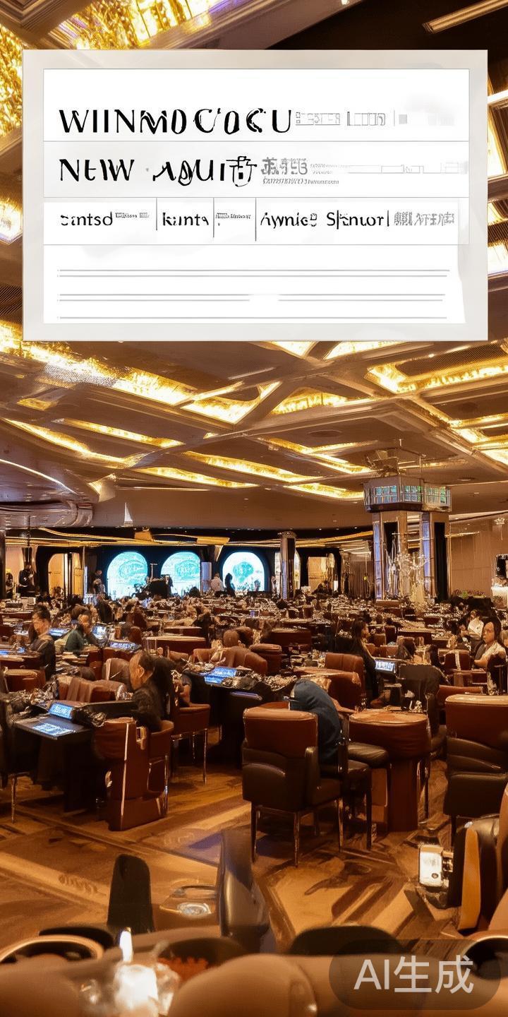 澳门新葡京最低压现金额度及各类游戏项目最低投注要求详解